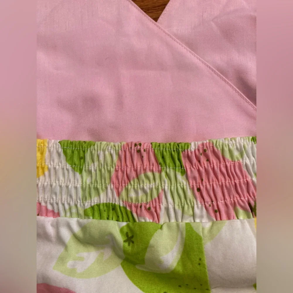 🍋Lilly Pulitzer Lemon Halter Dress Vintage White Label Girls Size 14 - Picture 6 of 8